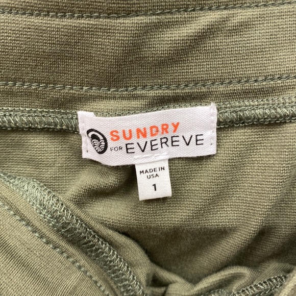 Evereve Sundry soft cotton drawstring skirt - Picture 3 of 3